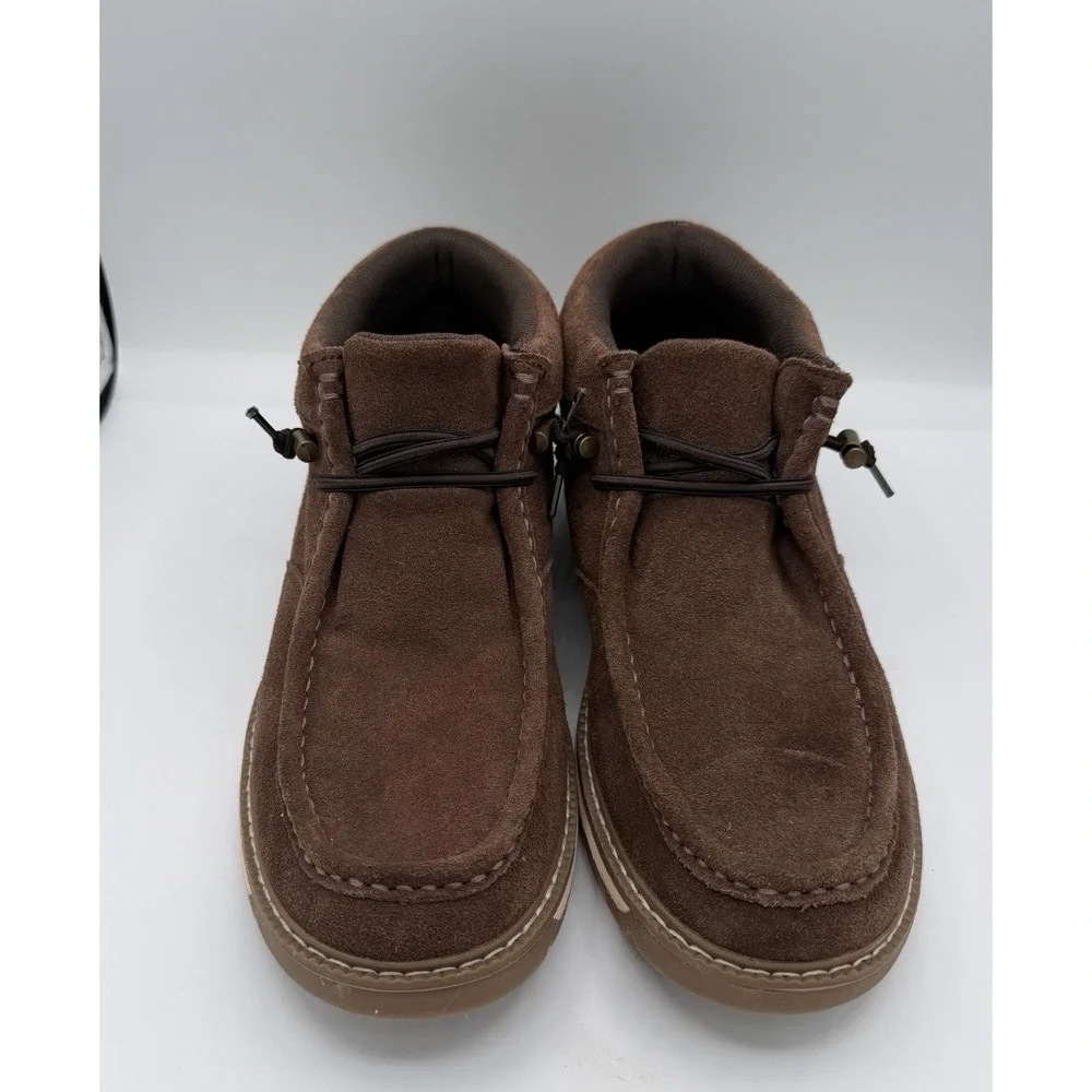 Eddie Bauer Mens Chukka Boots Brown Suede Size 12 M